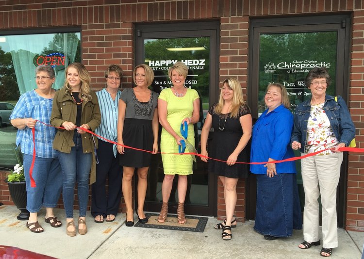 Edwardsburg Area Chamber of Commerce Ribbon cutting